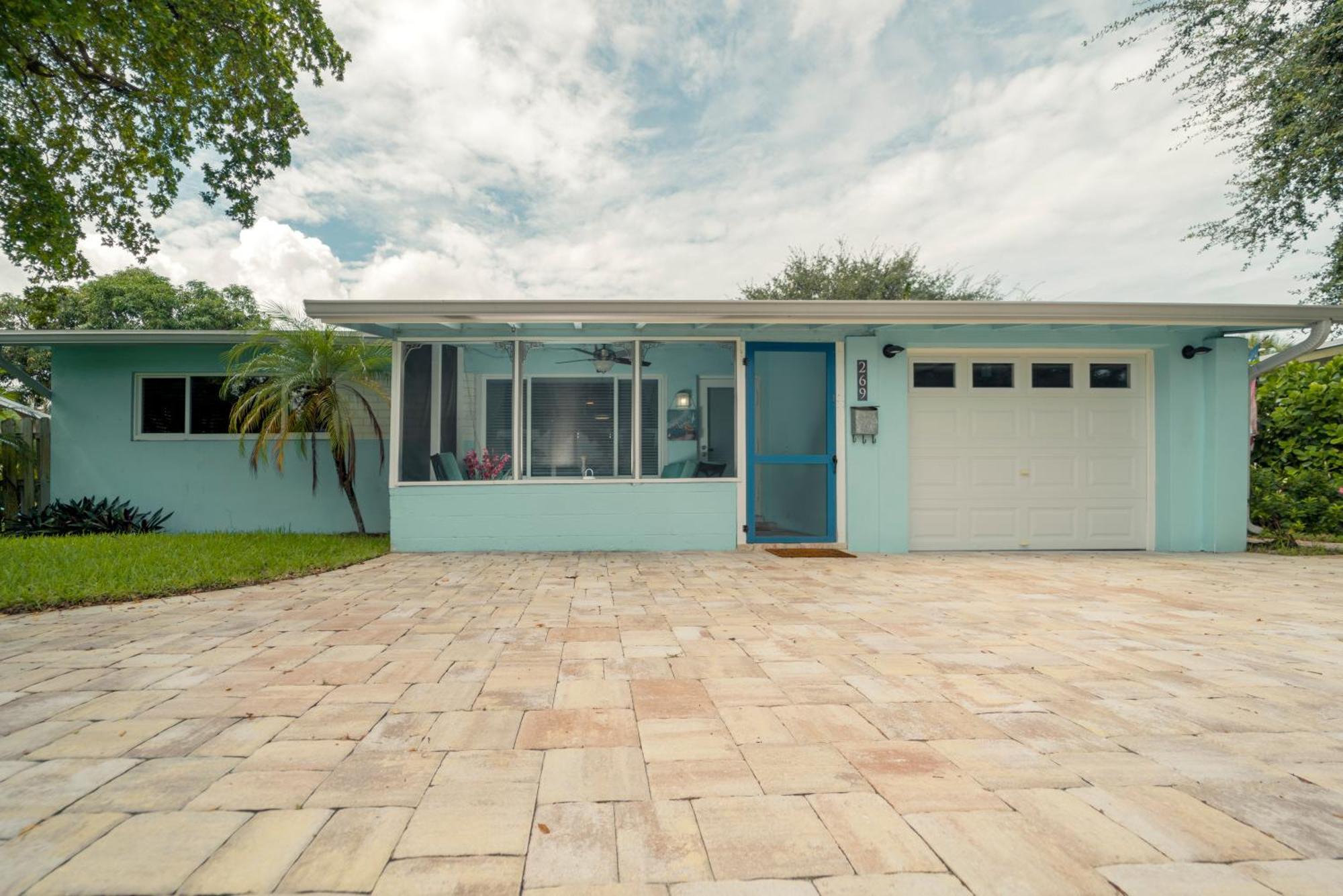 Сasa de vacaciones Deerfield Boca Raton With Pool 1 Mile From The Deerfield Beach